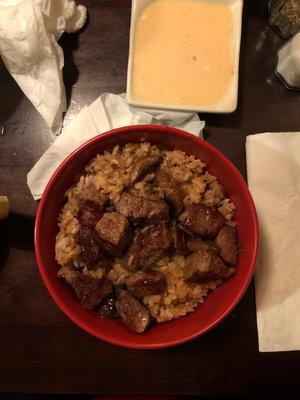 Steak Bowl and Yum Yum Sauce!