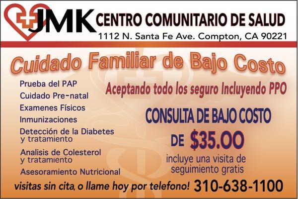 Flyer in spanish