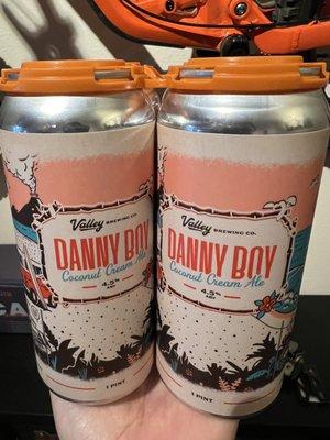 Danny Boy- Coconut Cream Ale.