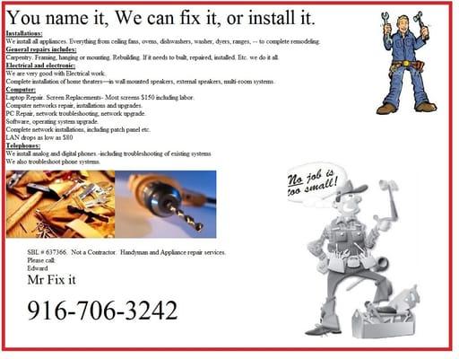 Handyman services