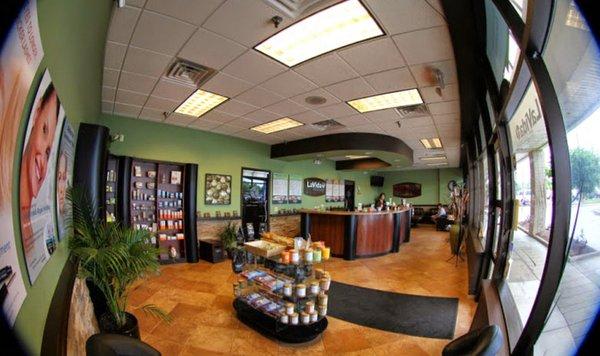 Lobby of DermaSmooth Boutique and Lavida Massage of Commerce Twp, Mi