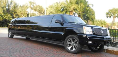 Our black Cadillac Escalade limousine is a dapper and luxurious choice for a night on the town, Bachelor party, Prom or any special occasion