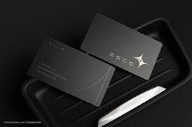 Premium Metal 3D laser engraved Business Cards