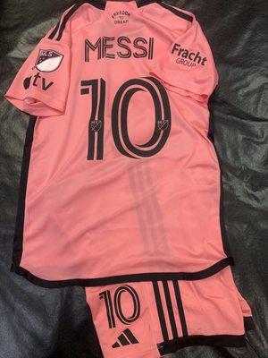 MIAMI FC YOUTH JERSEY AND SHORT KITS. MESSI #10