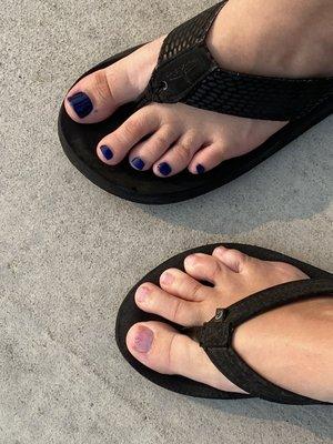 Pedicure mother daughter special time