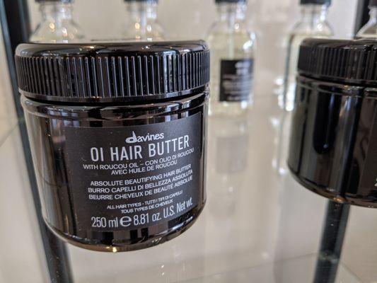 The OI haircare line by Davines is their best seller, and for good reason.  Treat yourself and your hair today.