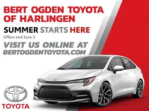 Bert Ogden Toyota of Harlingen Summer Starts Here!