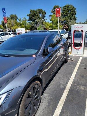 2021 Model S Plaid loaner. Complimentary charging.