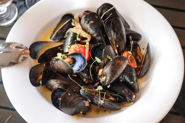 Mussles- gluten free without the bread