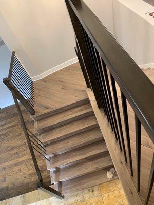 Staircase and banister installation!