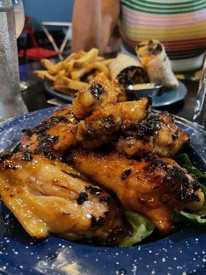 Grilled Wings w/Thai chili sauce