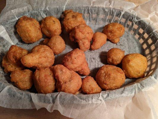 Fried mushroom appetizer