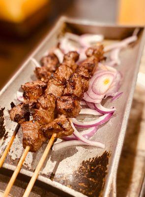 Beef Yakitori (3 skewers)