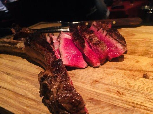 Tomahawk for 2, medium rare--amazing!