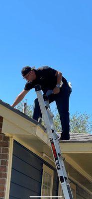 Correct roof inspection