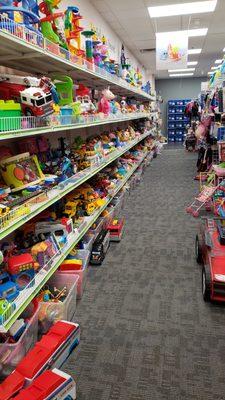 Big selection of gently used toys