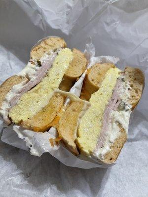 Bagel Turkey Sandwich