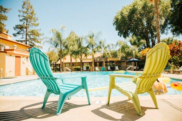 Relax by the pool!