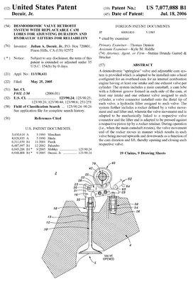 Car Engine Patent