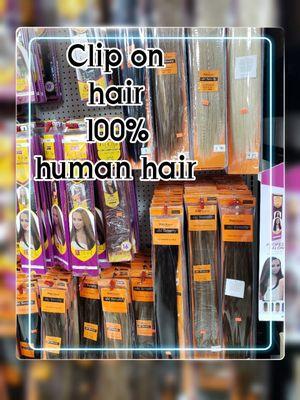 100%human hair clip on hair the best quality