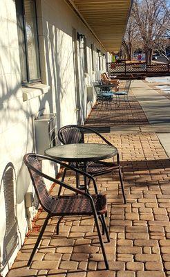 outside seating