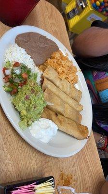 Flautas Lunch Plate