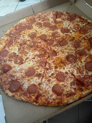 Pepperoni pizza