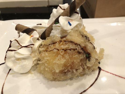 Fried ice cream