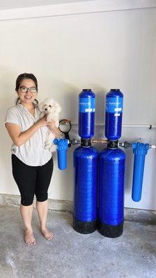 Carlos and family now have safe and clean water with an Austin Springs whole house water filter and softener.