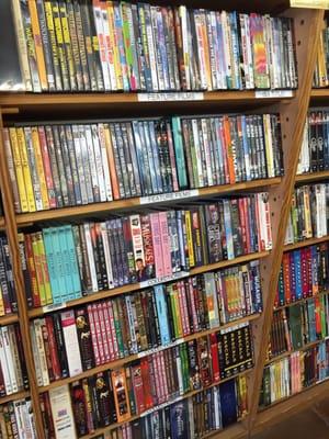 Lots of DVD's available. Documentaries to hit movies.