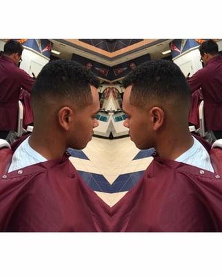 Medium skin fade