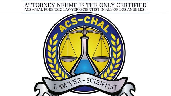 The ACS-CHAL Forensic Lawyer-Scientist designation is the highest form of scientific recognition available for lawyers.