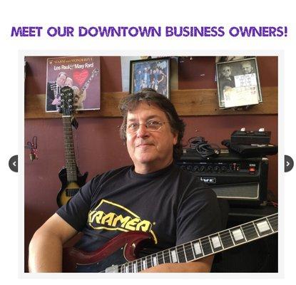 Park Ave co-owner~guitar tech~guitar teacher Steve