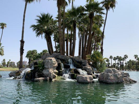 Encanto Lagoon waterfall