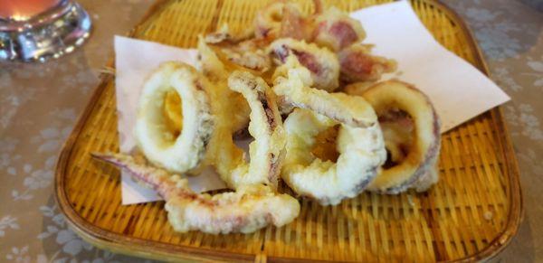 The fried calamari