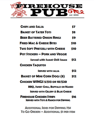 Current Menu 11/17/22