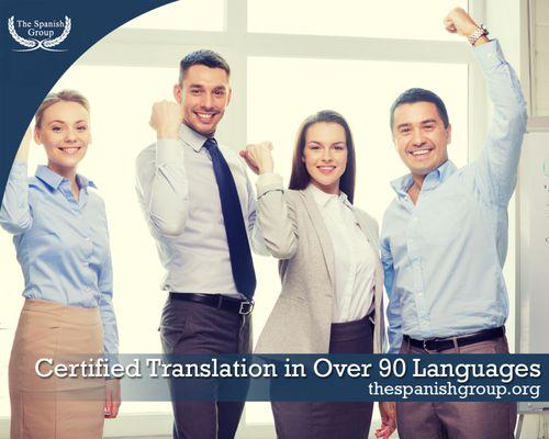 We Translate over 90 Languages