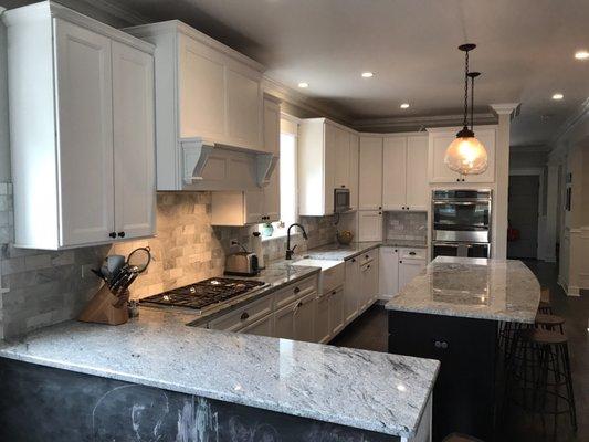 Silver cloud granite--thanks, RID Stone!