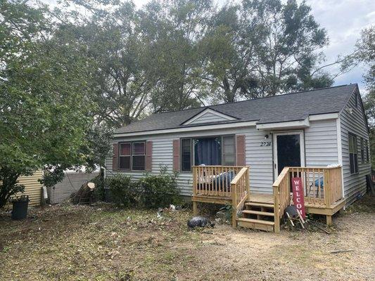 Tree off of house