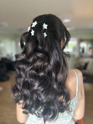 Bridal hair