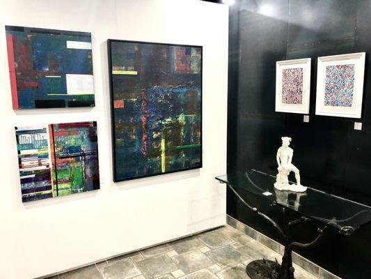 "Dreams of our Own" Show @ Fe Gallery Including John Krempel at his exhibition of John Titus Krempel's "Closing Art Show"