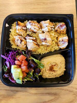 Chicken Kabob plate