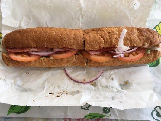 Footlong Italian B.M.T. on Wheat