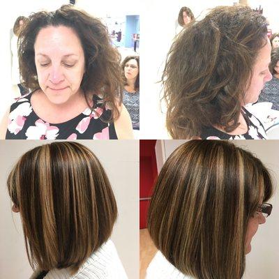 Keratin smoothing treatment