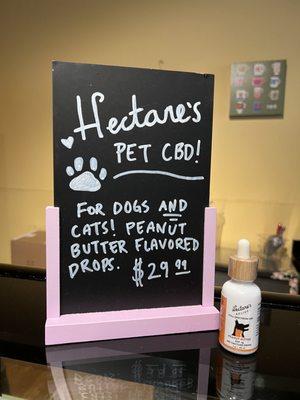 Pet CBD also sold here!