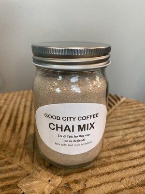 Now offering Chai Mix