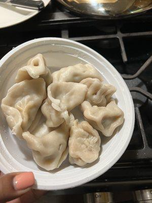 Steamed potstickers