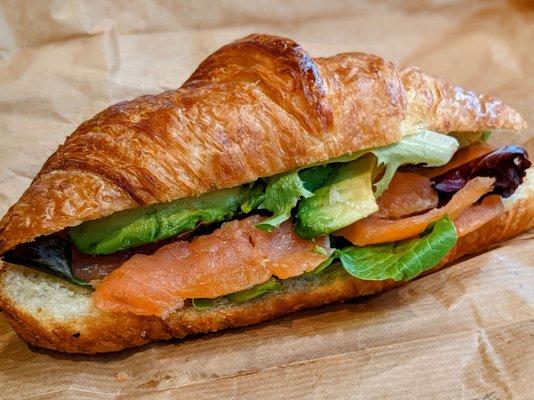 Salmon and Avocado sandwich