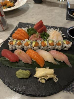 Sushi and sashimi