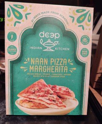 East Indian Naan pizza